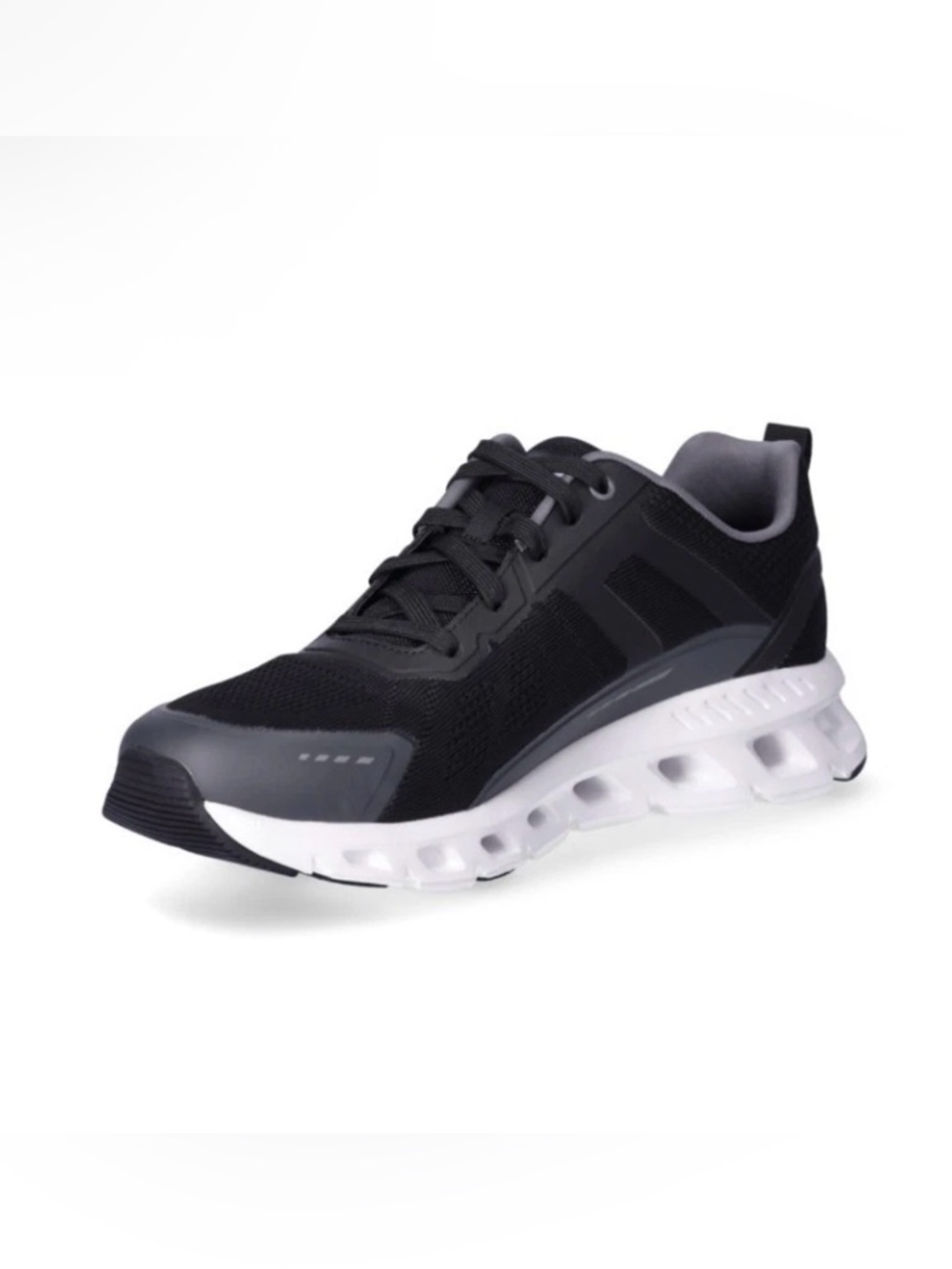 Avia Men's Black Lace-up Athletic Performance Lite Runner Sneakers Shoes: 81/2